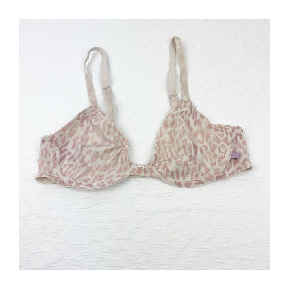 BUY 1 GET 1 FREE Victorias Secret unlined demi 34b light pink cheetah lingerie